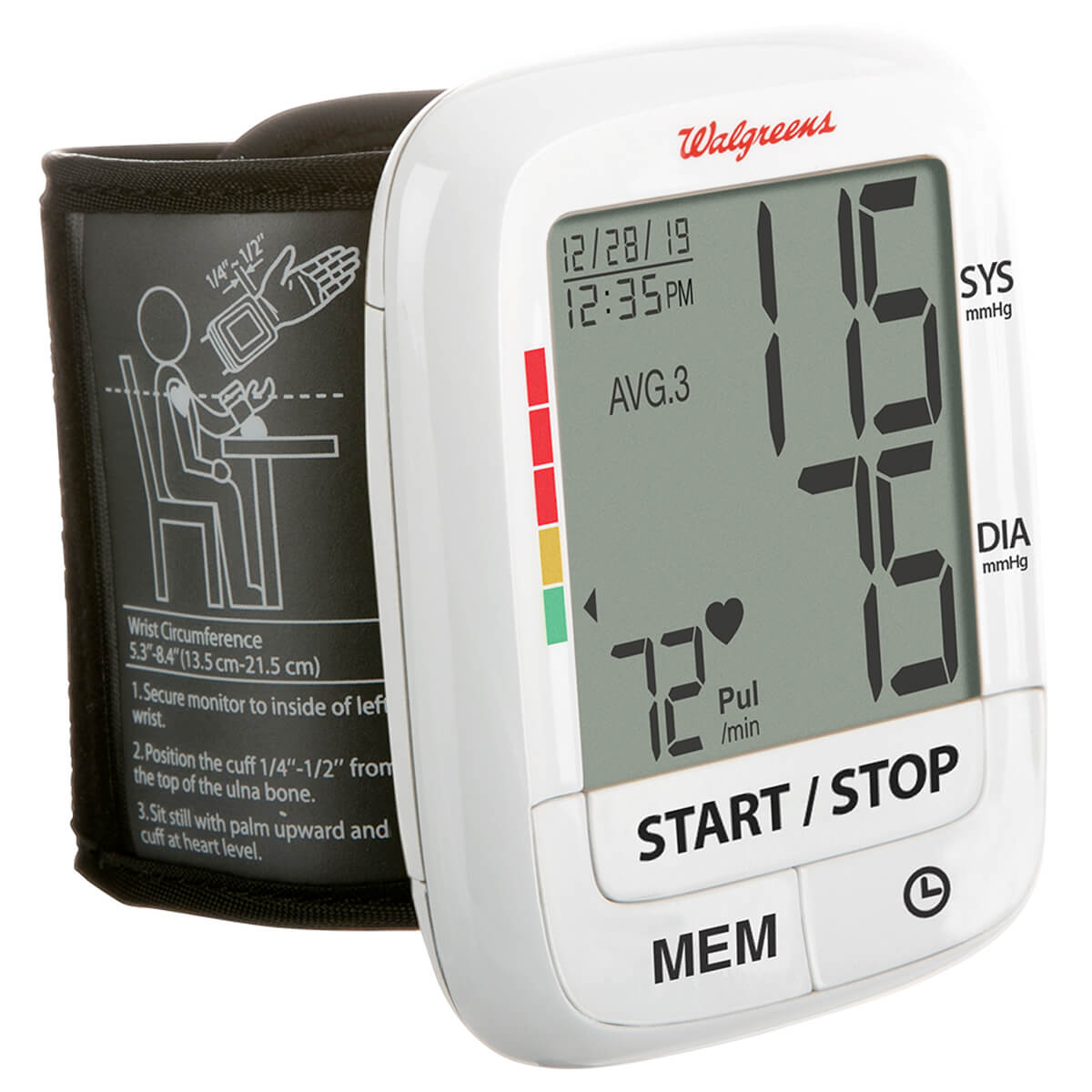 WGNBPW-200 Arm Blood Pressure Monitor side view
