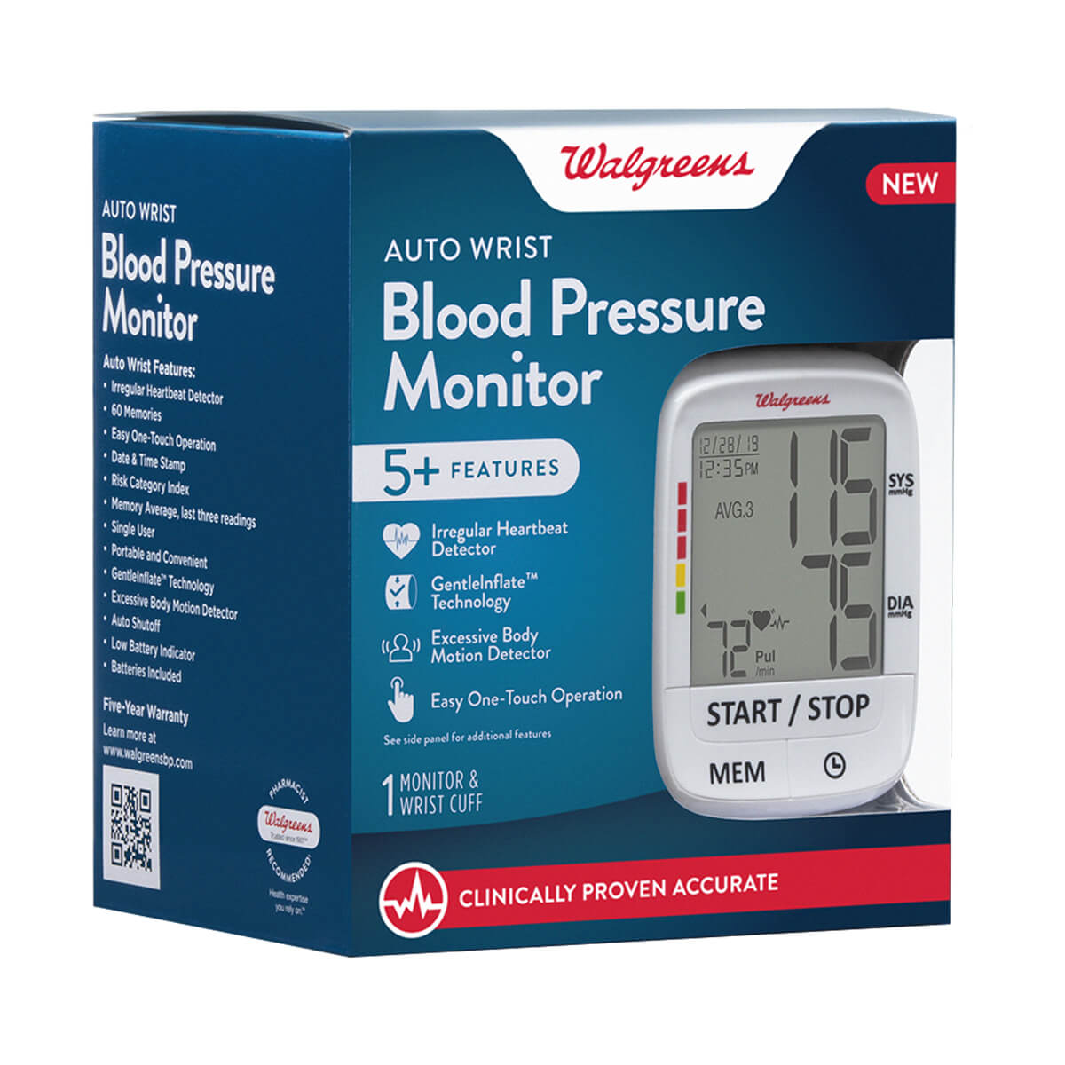 WGNBPW-200 Arm Blood Pressure Monitor package view