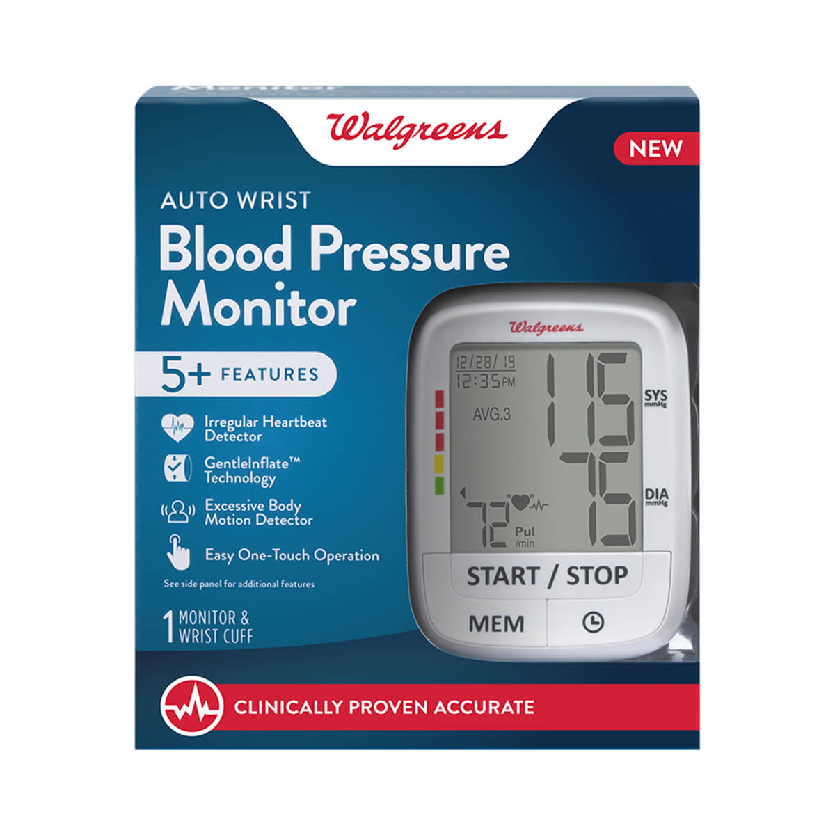WGNBPW-200 Arm Blood Pressure Monitor package side view
